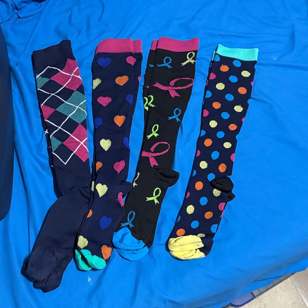 Vibrant Women's Patterned Socks Set